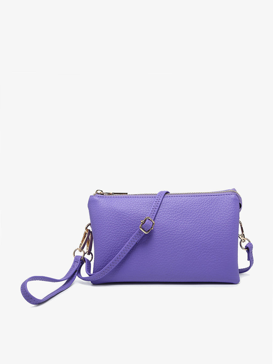 Riley Vegan Crossbody in Purple Haze - Jen & Co. vegan handbag