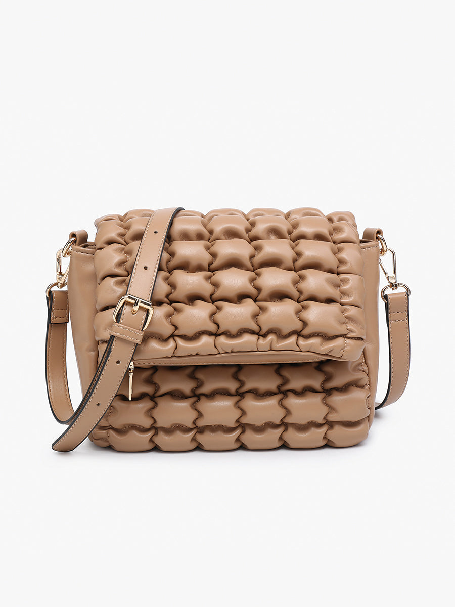 Naomi Vegan Quilted Crossbody