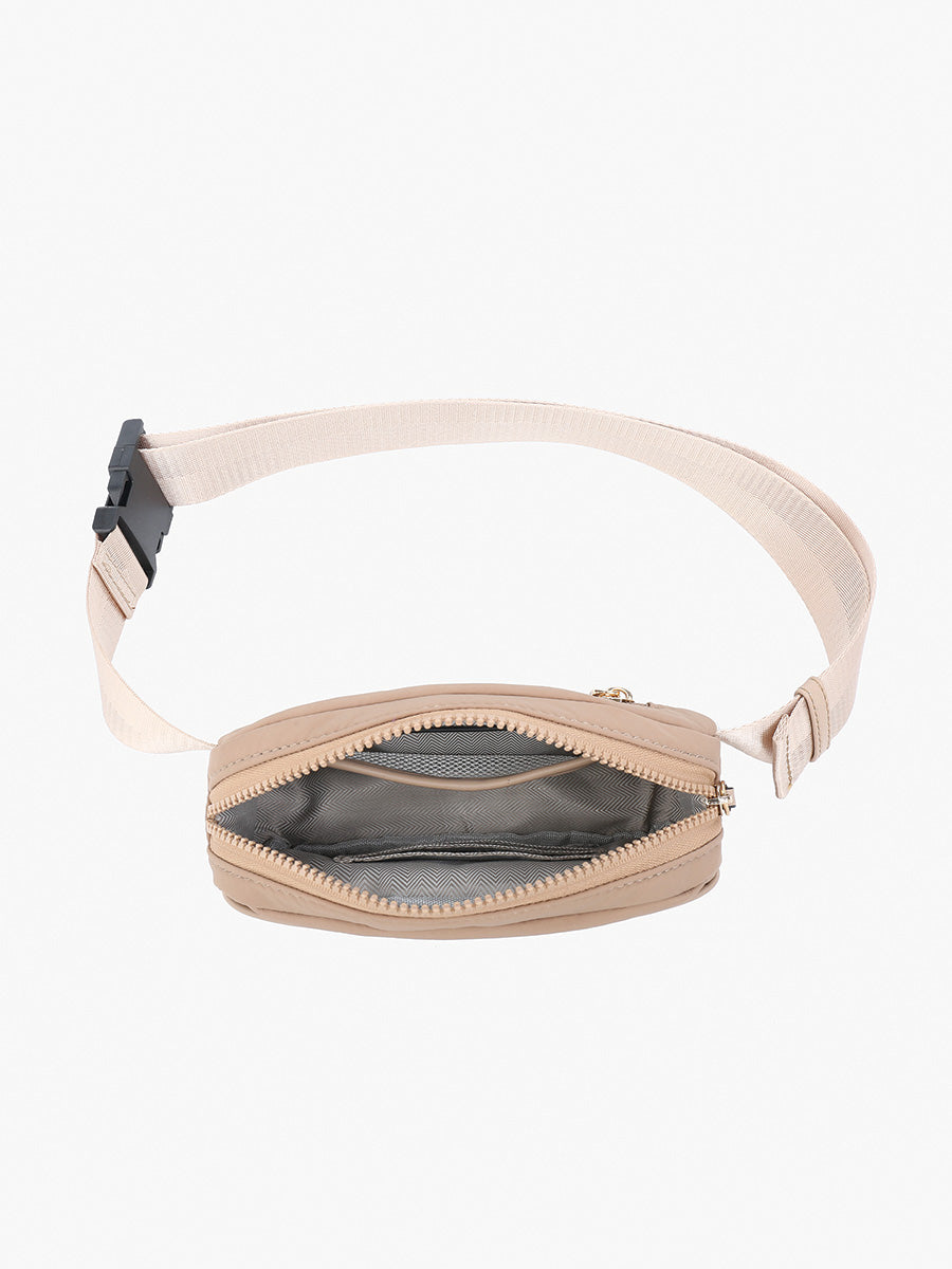 Cora Nylon Belt Bag - Jen & Co. vegan handbag