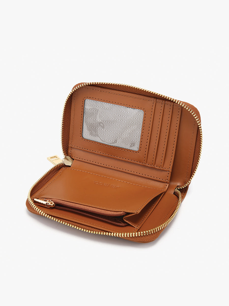 Alessia Vegan Zip-Around Wallet - Jen & Co. vegan handbag