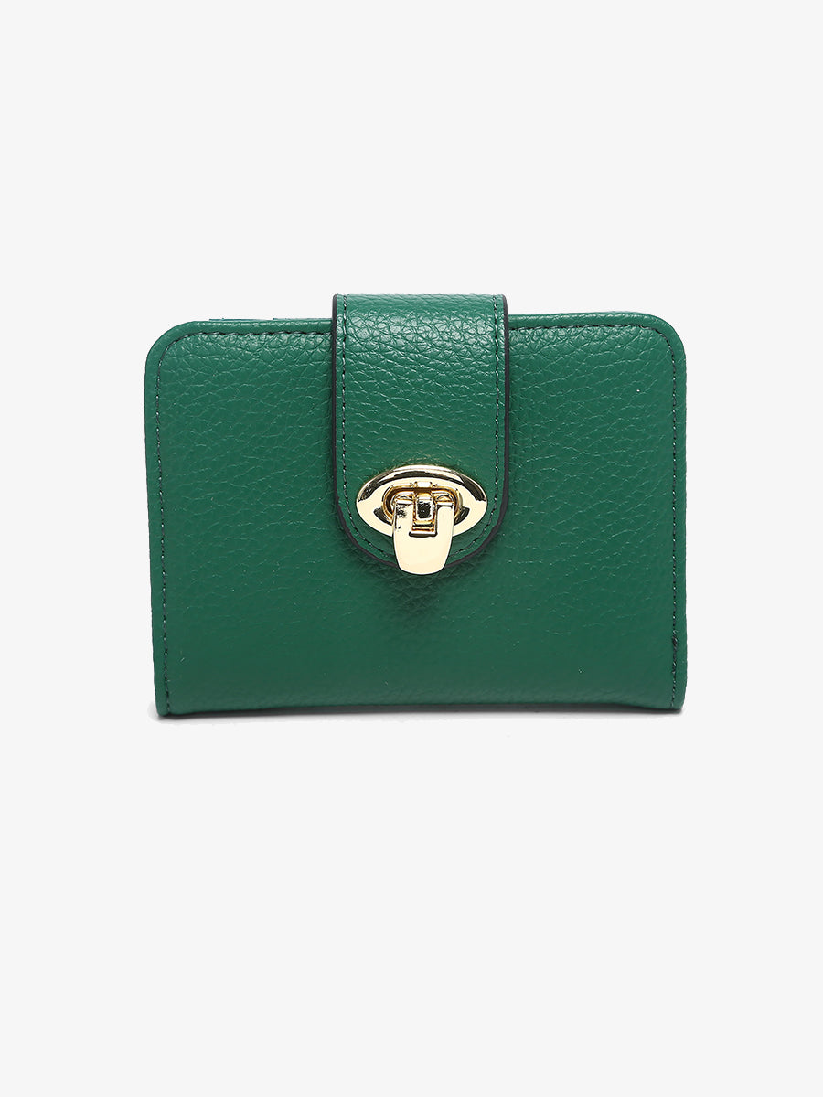 Margot Vegan Wallet Green - Jen & Co. vegan handbag
