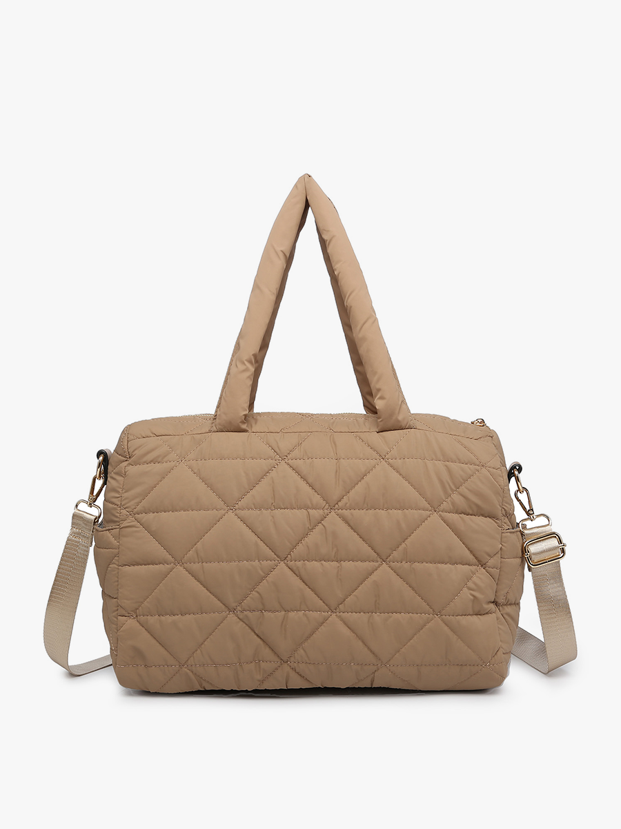 Billie Vegan Quilted Satchel