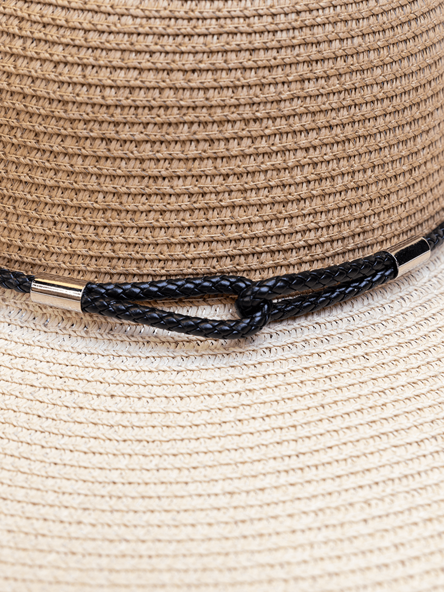 Luce Hat w/ Rope Band - Jen & Co. vegan handbag