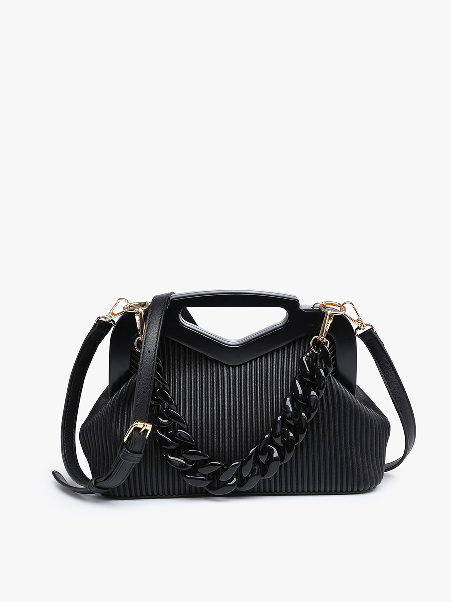 Remy Vegan Pleated Frame Bag