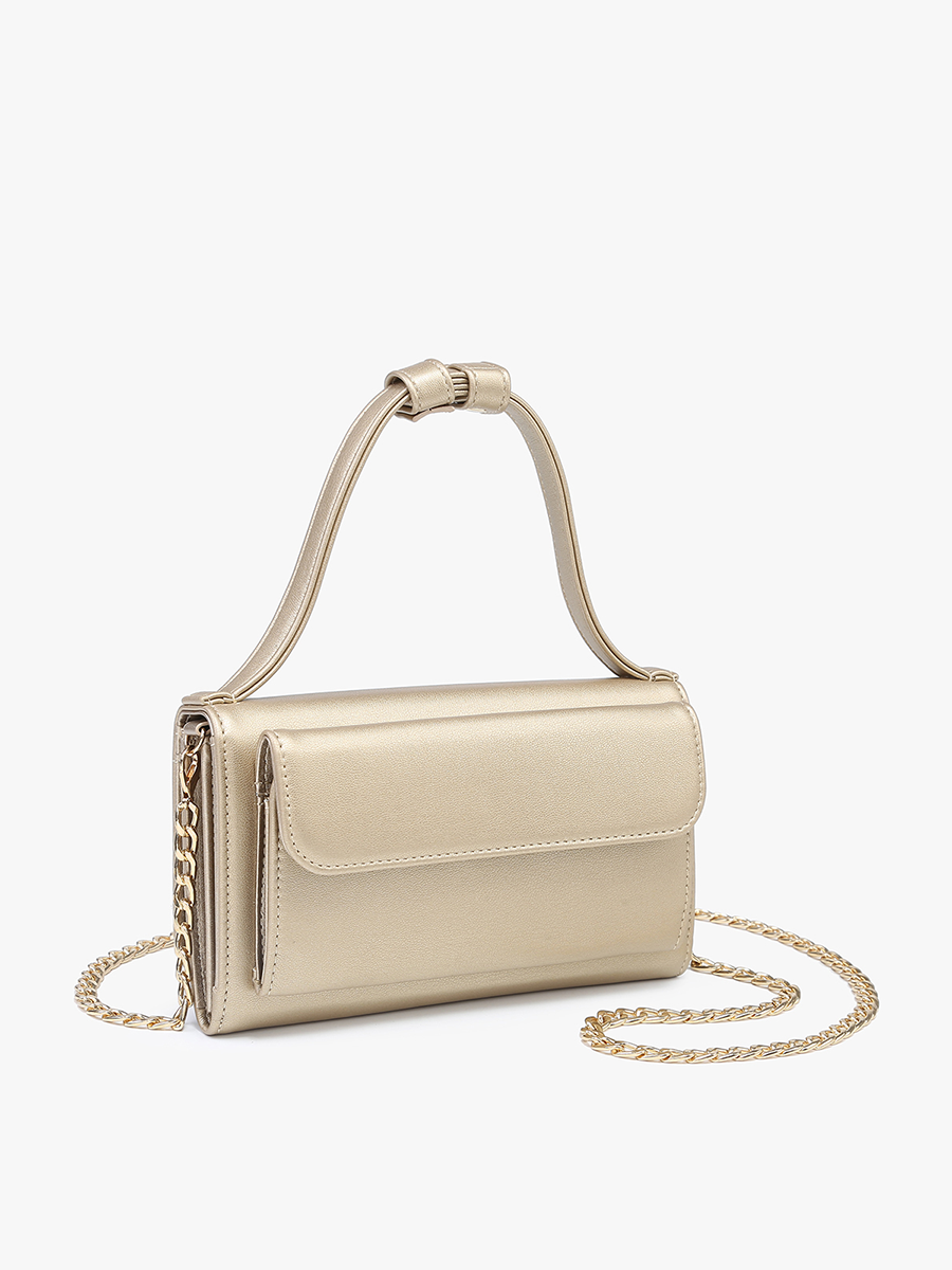 Honey Vegan Rect Chain Crossbody