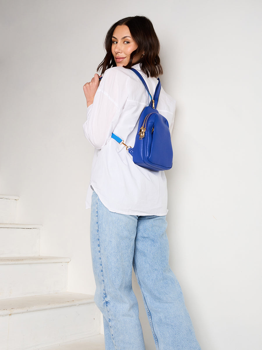 Ari Vegan Convertible Sling Bag in - Jen & Co. vegan handbag