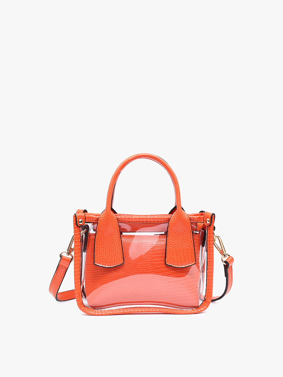 Stacey Vegan Clear Satchel