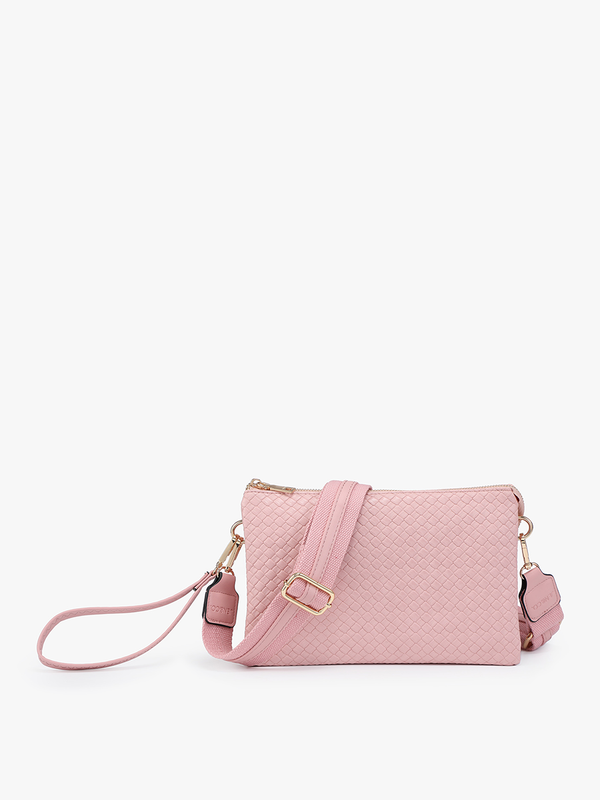 【DISCERNMENT】Rotive strap cross bag Izzy Diagonal Woven Crossbody | Jen & Co. – Jen & Co.