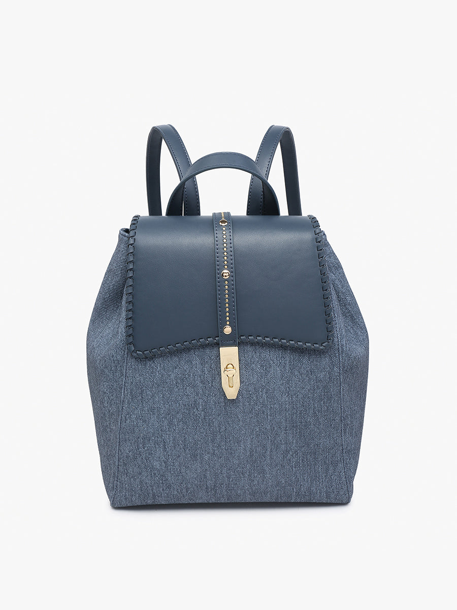 Olive Denim Backpack Jean