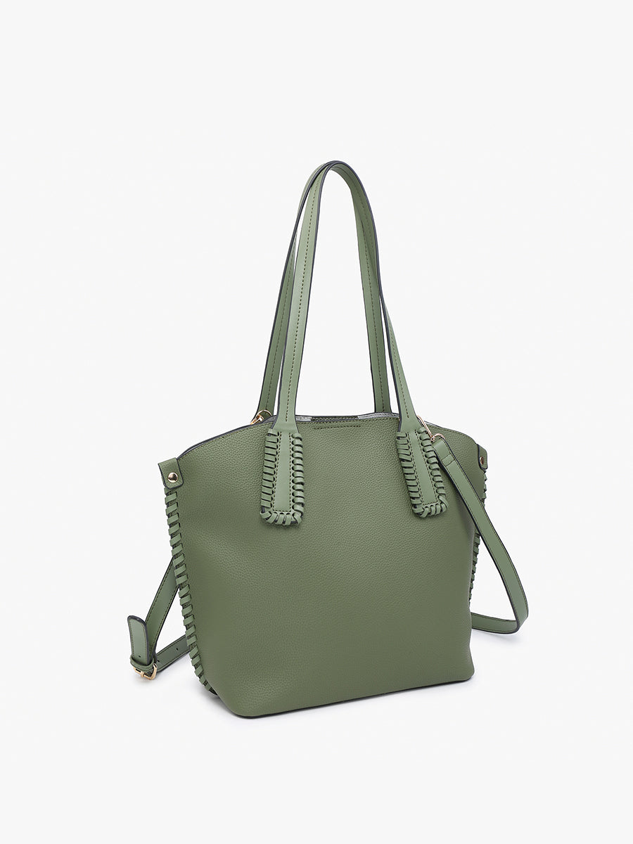 Micah Vegan Whipstitch Tote