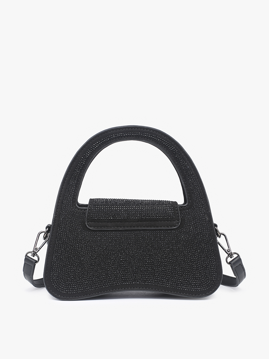Leah Vegan Rhinestone Bag in - Jen & Co. vegan handbag