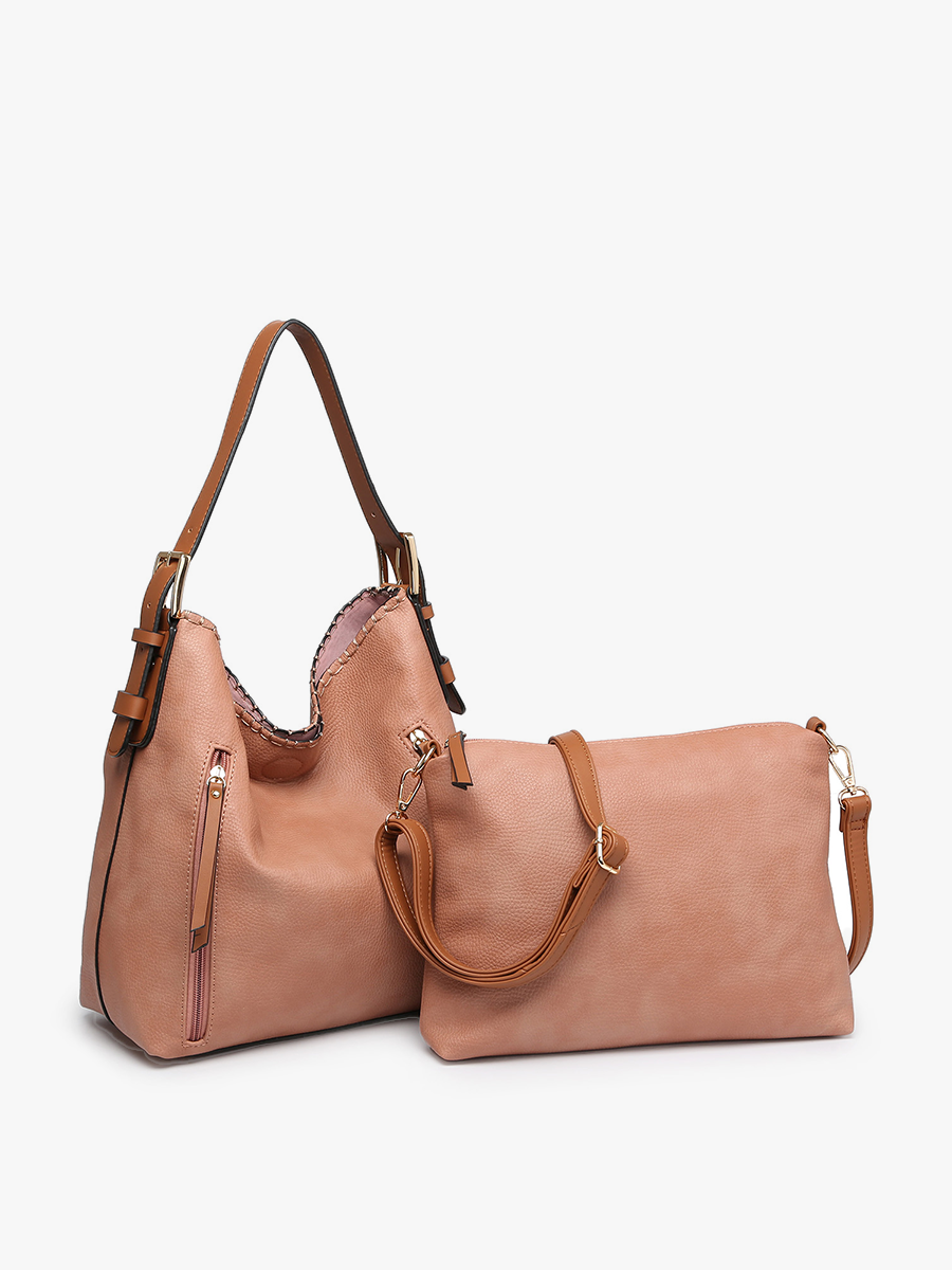 【GO-CCE】Round Big Hobobag (3 color) CELESTE LEATHER HOBO BAG - LARGE - SADDLE – Go Forth Goods ®