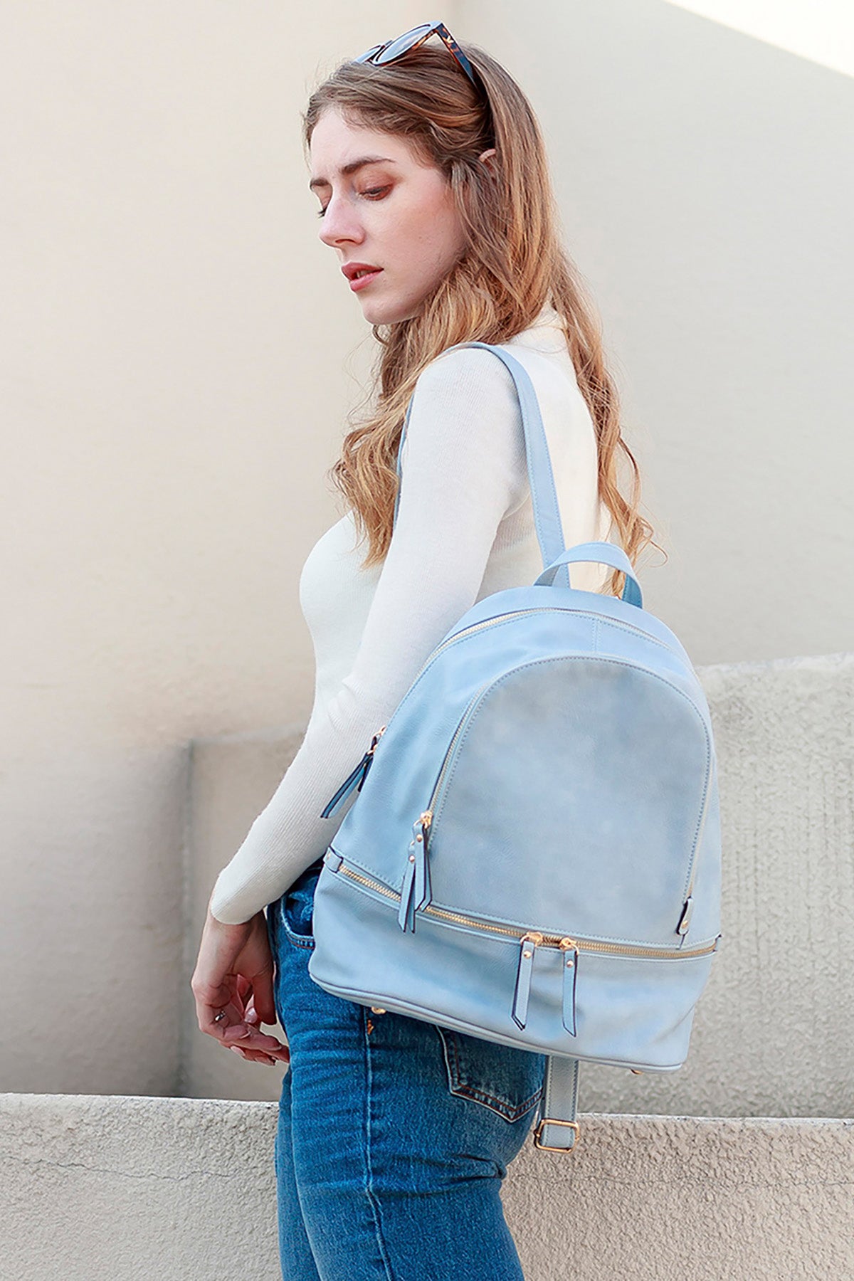 Blake Vegan Backpack in - Jen & Co. vegan handbag