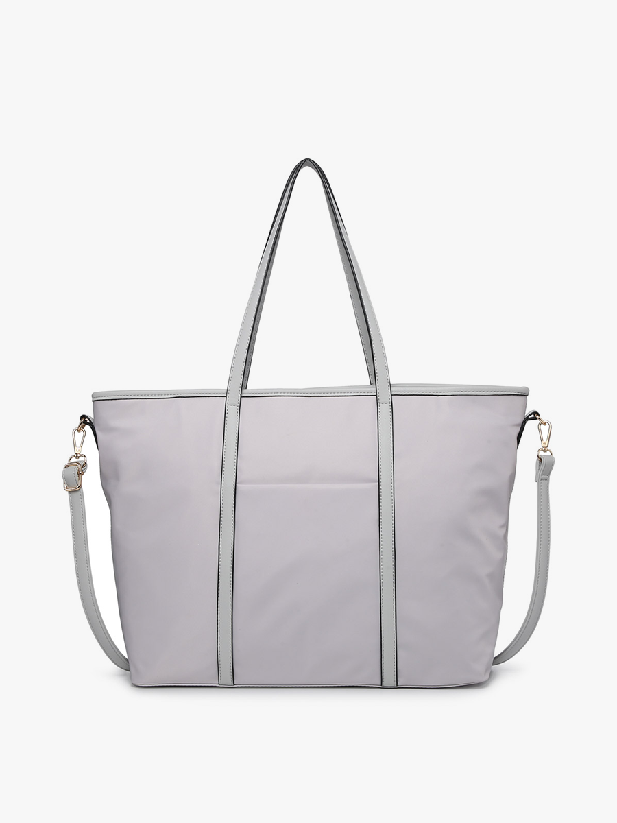 トートバッグ RONRON PETIT NYLON TOTE BAG SILVER STAR RR25BBG4580SS Tote/Shopping Black Size: 44cm x h29.5cm x 12cm, sr Mermaid