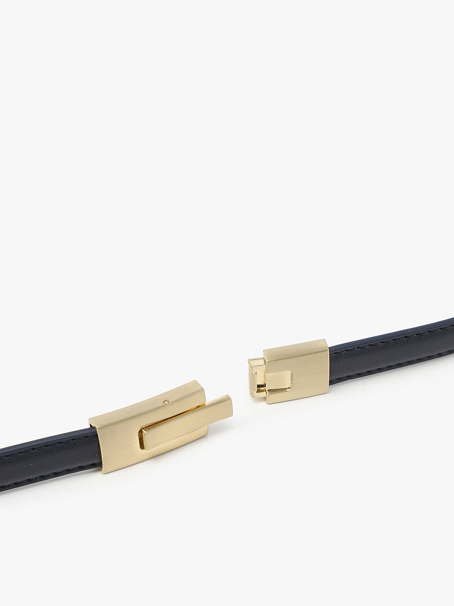 Vegan Leather Adjustable Belt - Jen & Co. vegan handbag