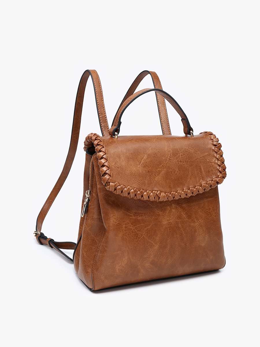 Blossom Vegan Whipstitch Backpack