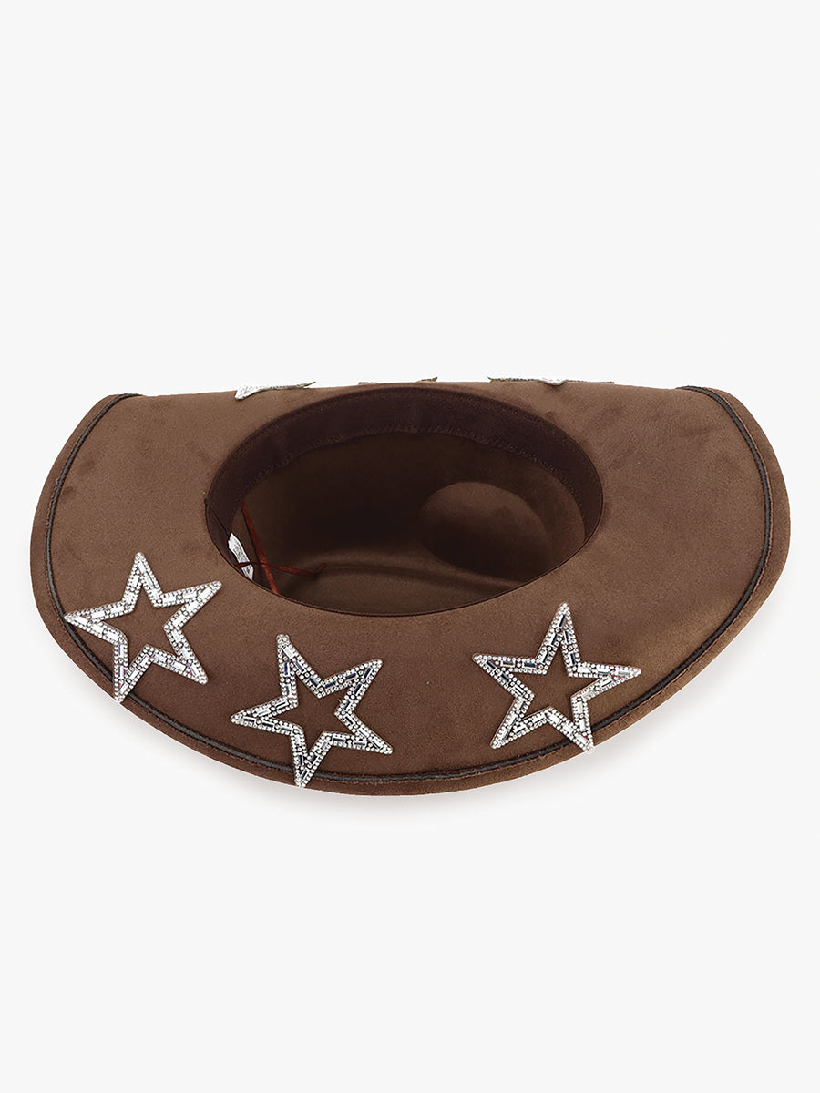 Tabitha Star Cowboy Hat in - Jen & Co. vegan handbag