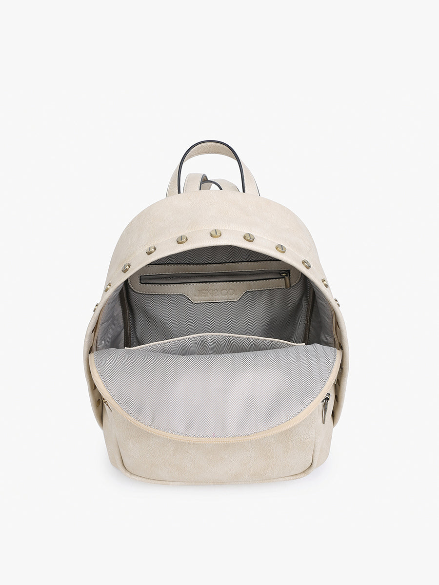 Sariya Vegan Studded Backpack - Jen & Co. vegan handbag