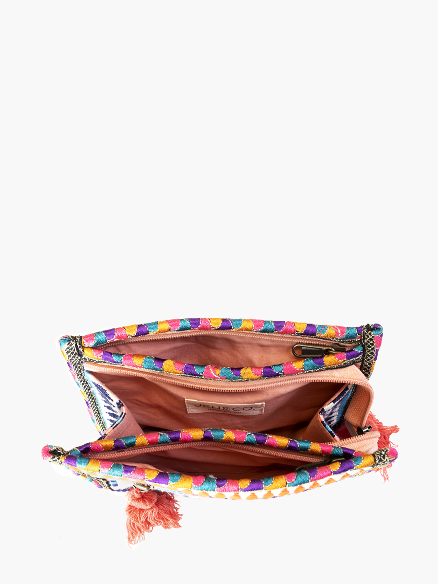 Emberlyn Triangular Pouch - Jen & Co. vegan handbag