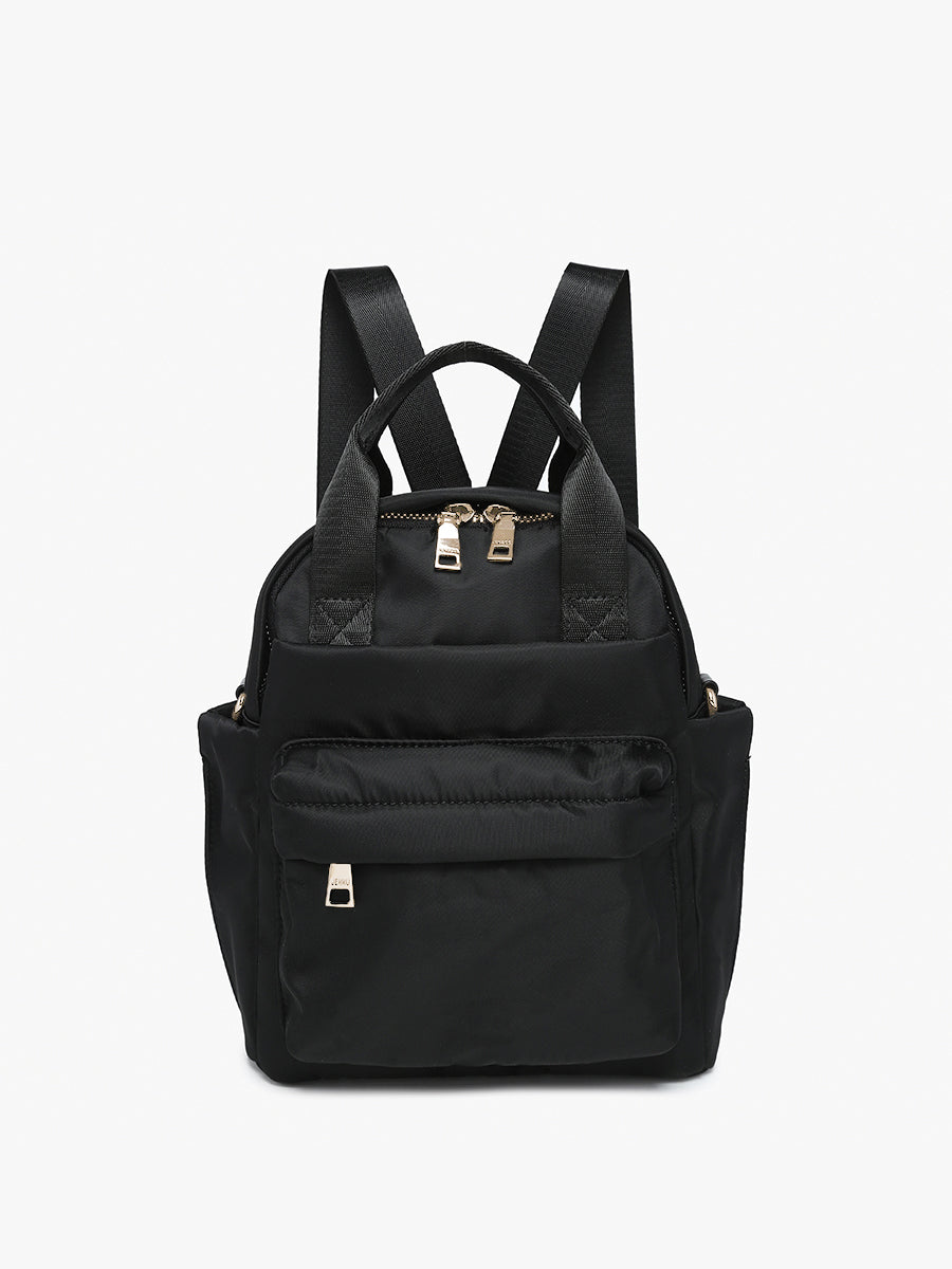 Rita Nylon Mini Backpack Dark Purple