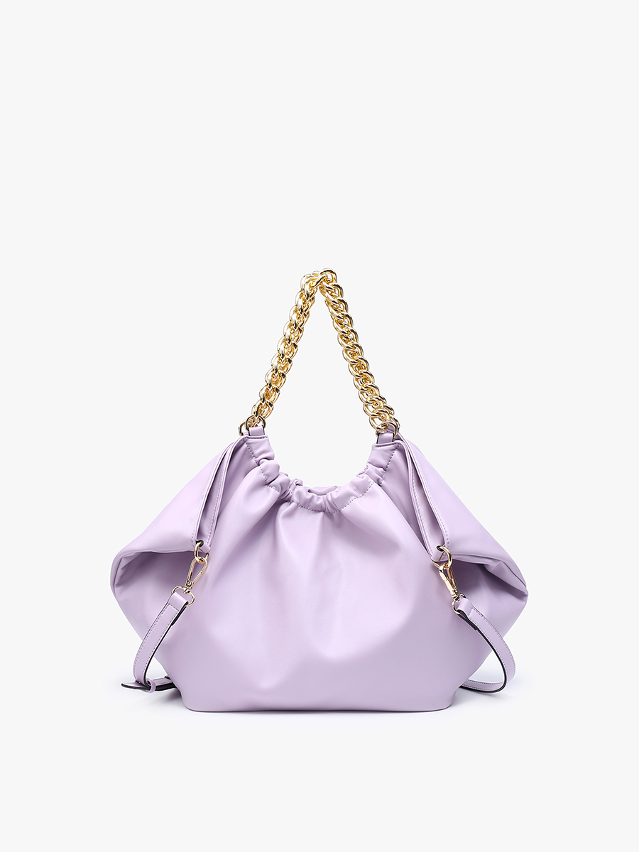 Stassi Vegan Slouchy Tote Lavender - Jen & Co. vegan handbag