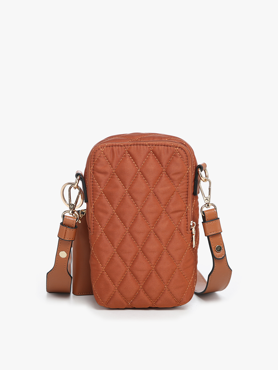 Parker Vegan Quilted Crossbody - Jen & Co. vegan handbag