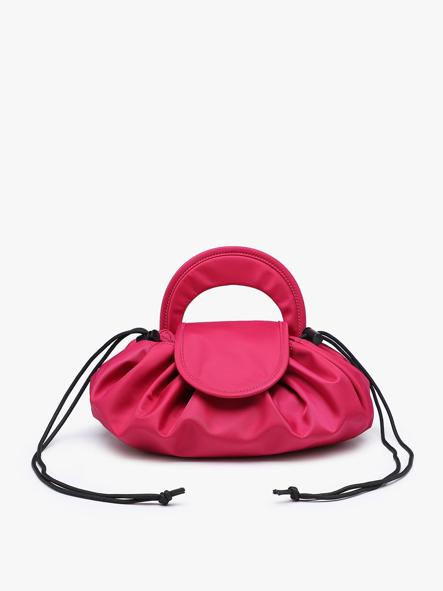 Amina Vegan Cosmetic Bag Boysenberry - Jen & Co. vegan handbag