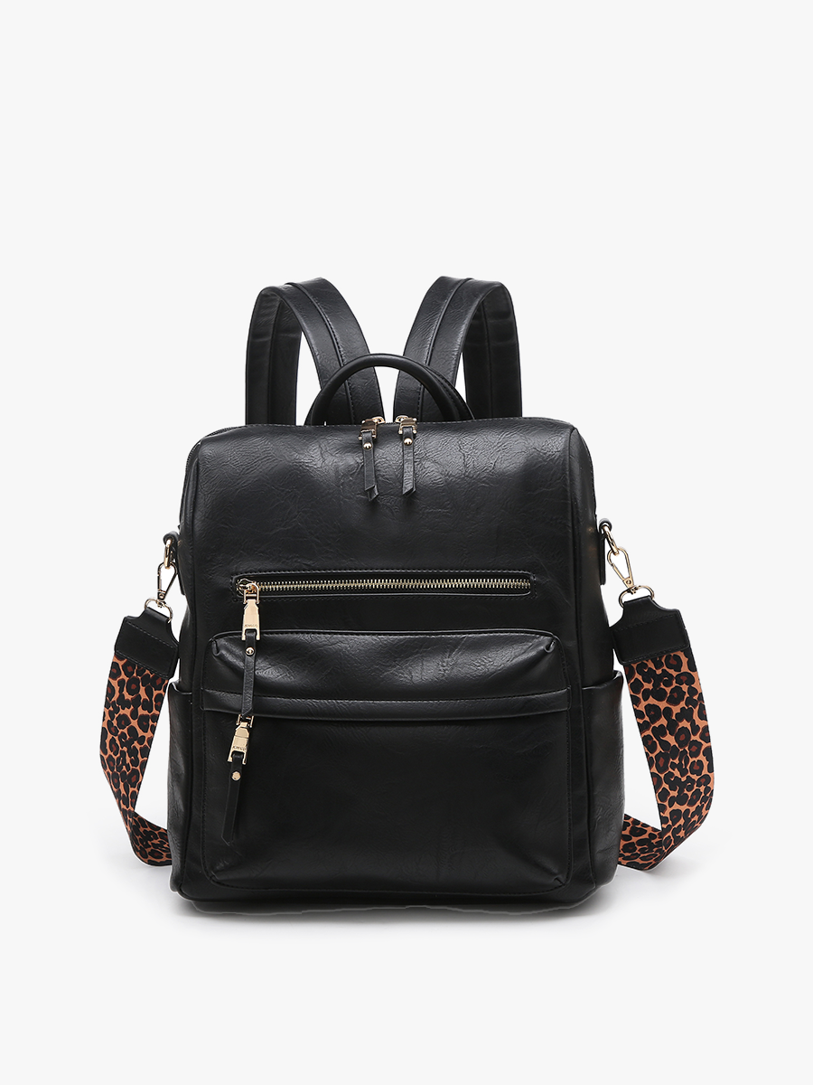 backpack leather purse Jen & Co: Amelia Convertible with Guitar Strap Dusty Lavender Okuma Stratus 7 Spinning an outer zipper pocket Length_feat014:6'4