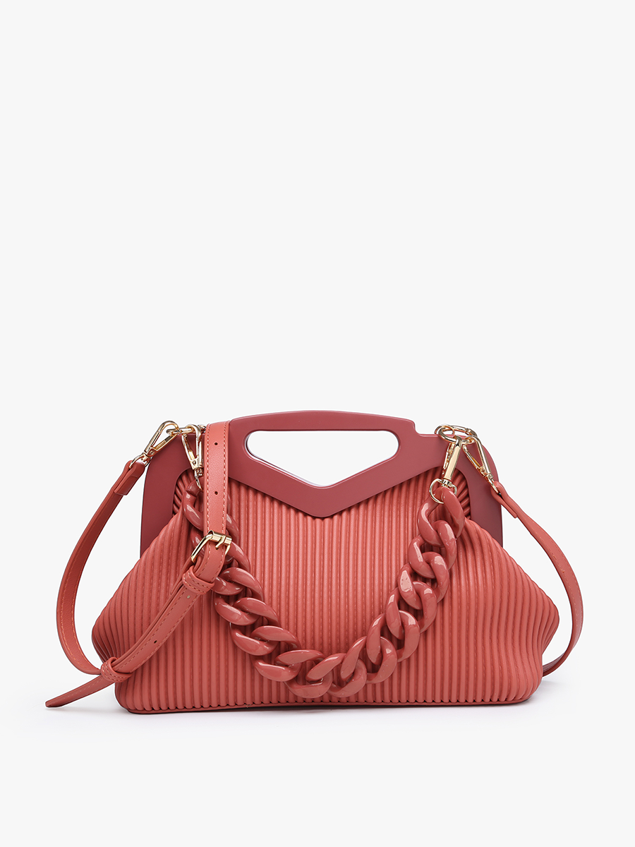 Remy Vegan Pleated Frame Bag