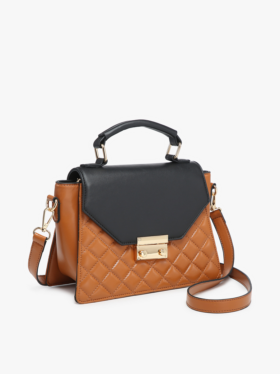Lou Vegan Square Quilted Crossbody