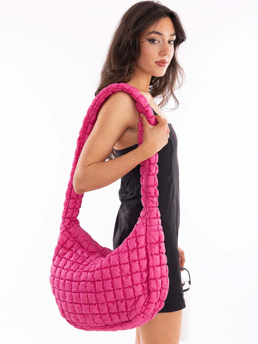 Trinity Vegan Puffer Crossbody - Jen & Co. vegan handbag