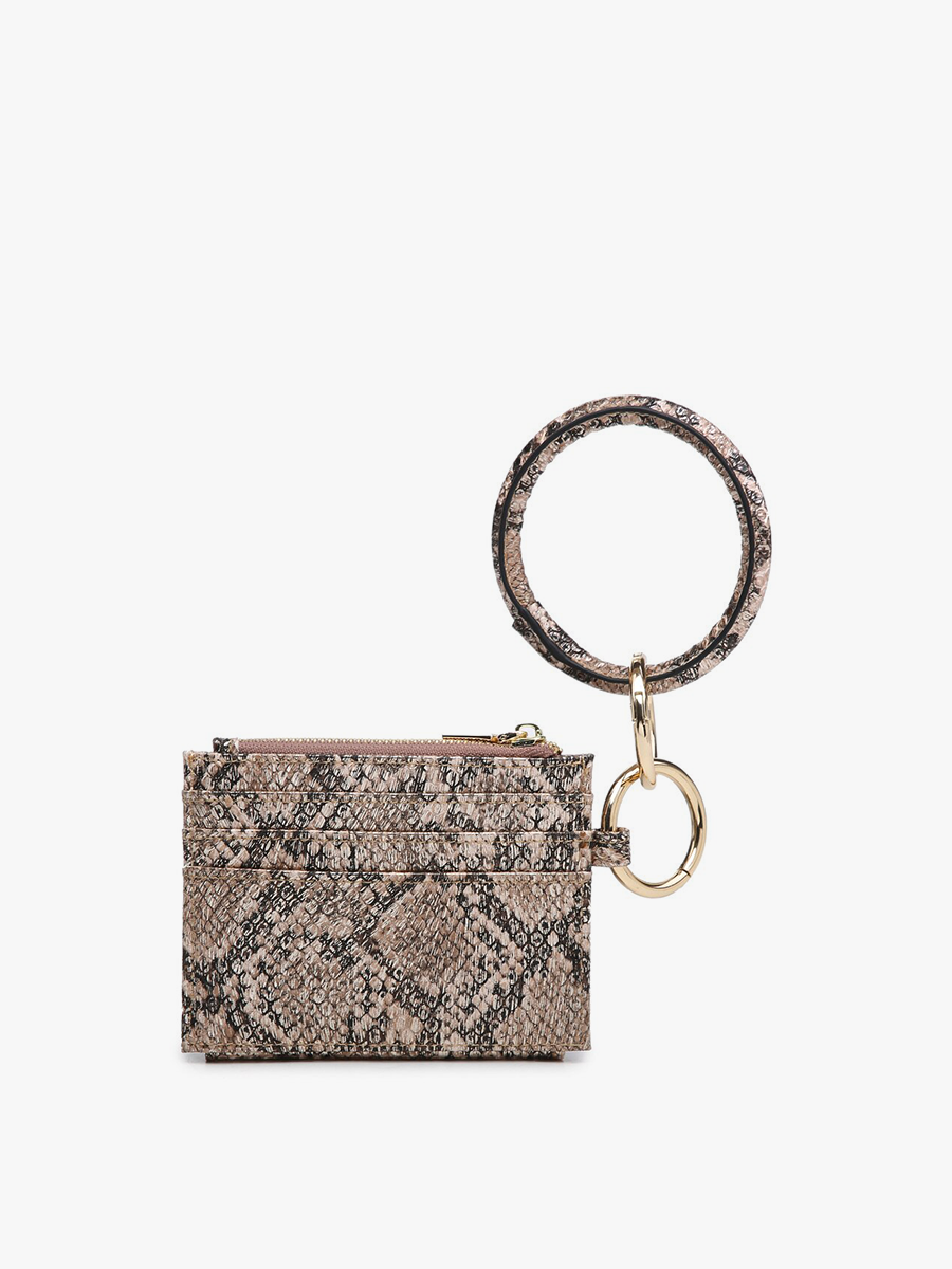 Sammie Vegan Wallet w/ Bangle in - Jen & Co. vegan handbag