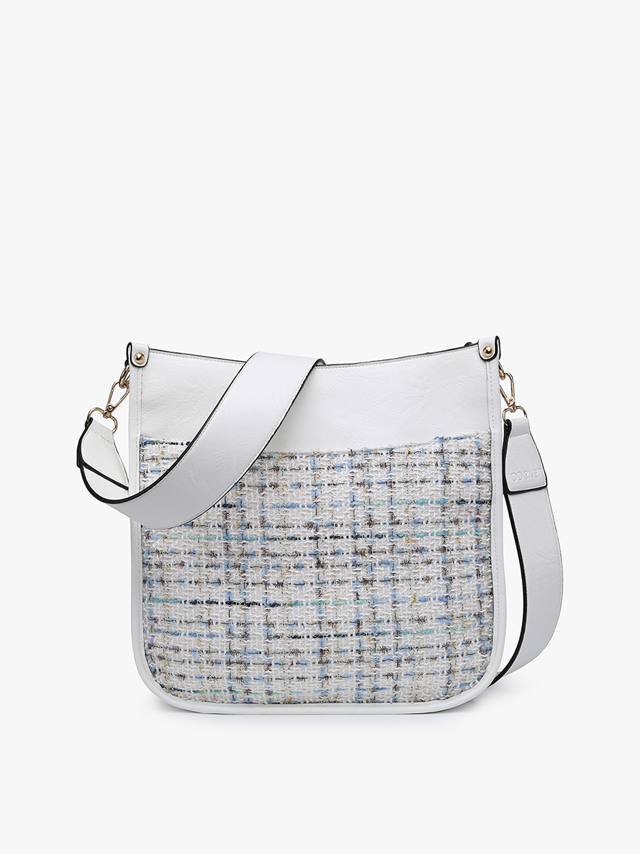 Chloe Vegan Tweed Crossbody