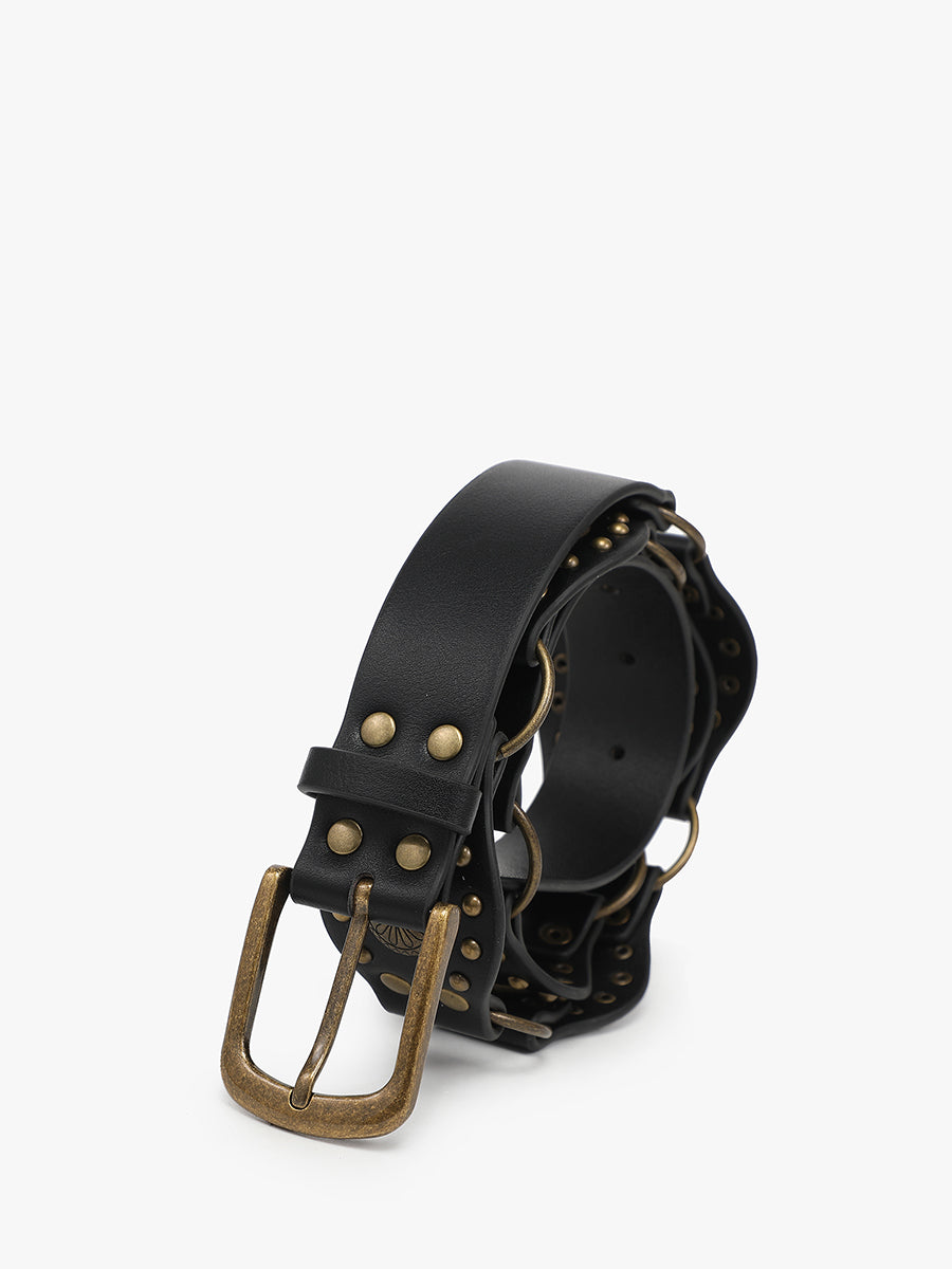 Western Belt w/ Studs - Jen & Co. vegan handbag