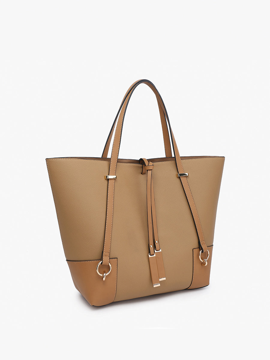Kya Vegan Contrast Tote