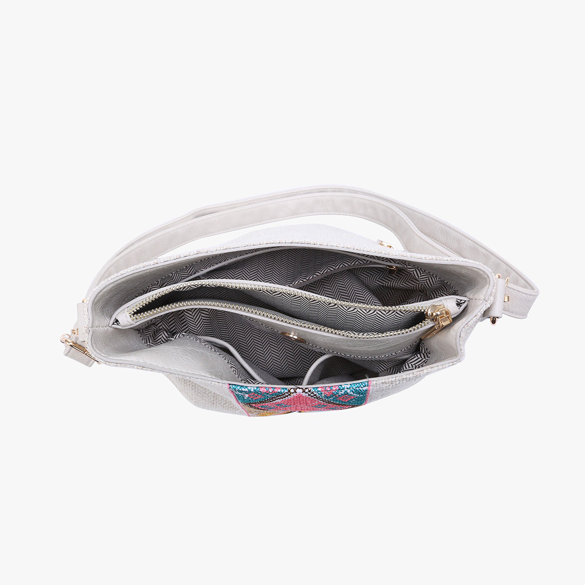 Emma Vegan Tribal Crossbody - Jen & Co. vegan handbag