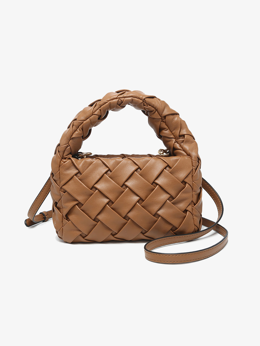 Moxie Faux Woven Mini Crossbody – Jen & Co.