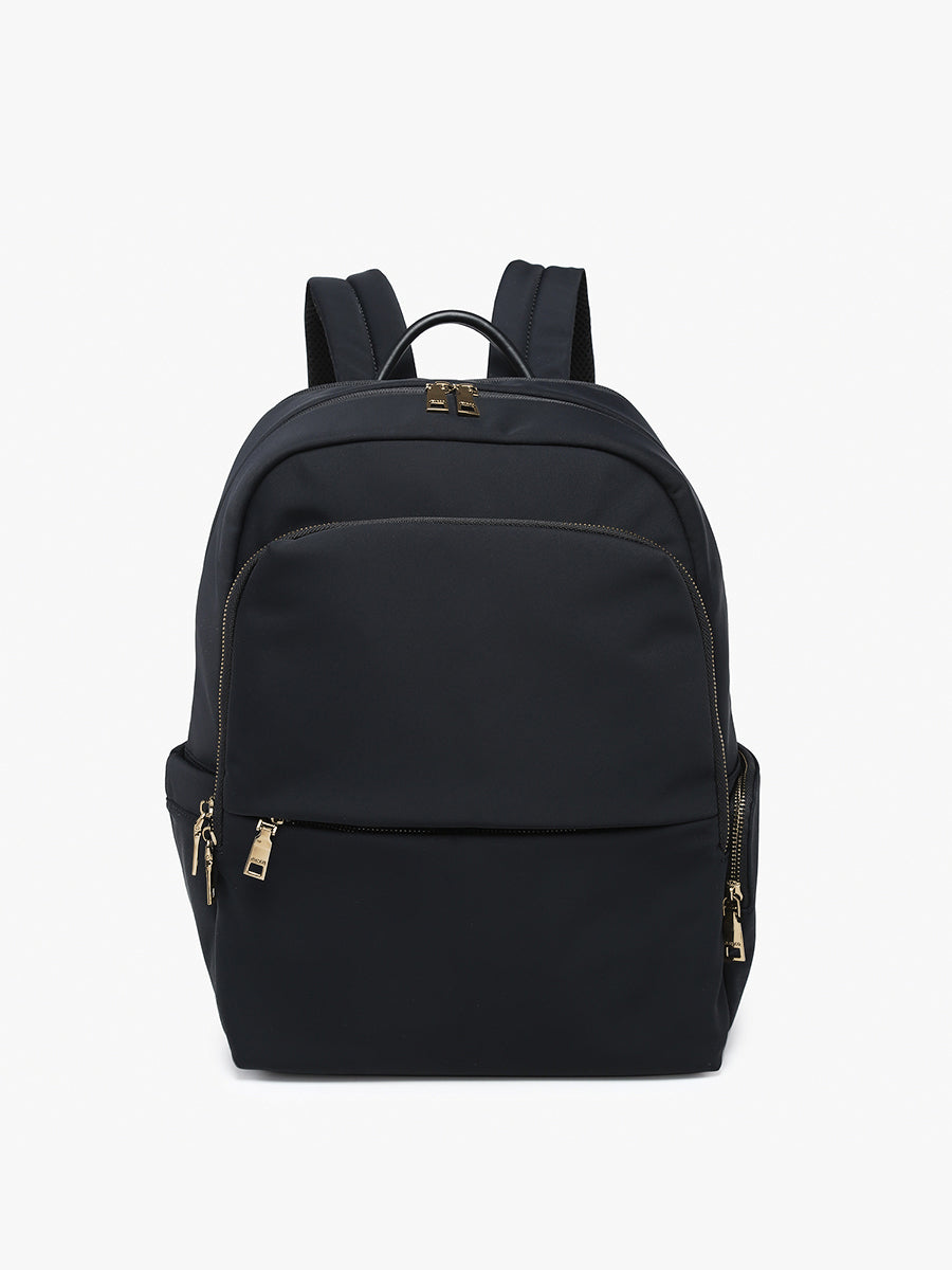 Victoria Nylon Backpack Black - Jen & Co. vegan handbag