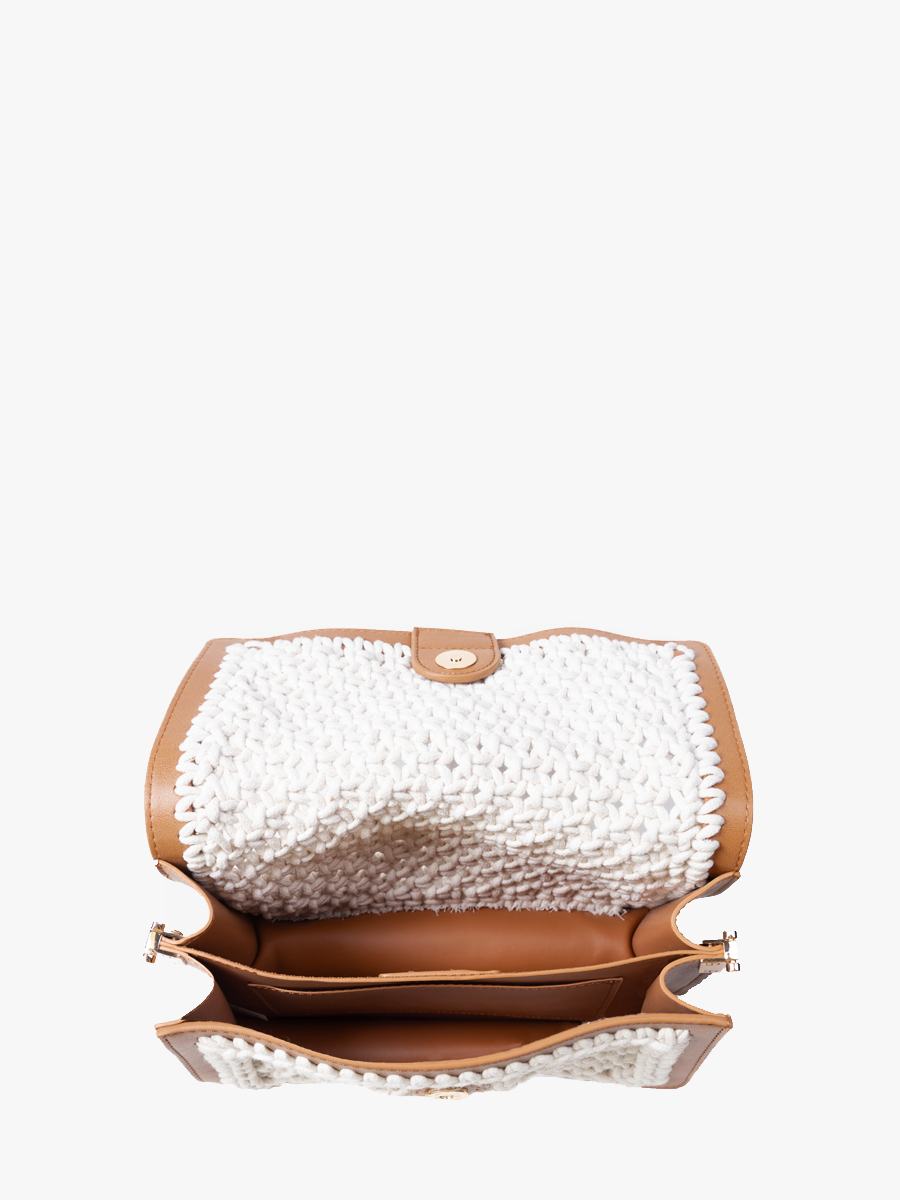 Gianna Vegan Macrame Crossbody - Jen & Co. vegan handbag