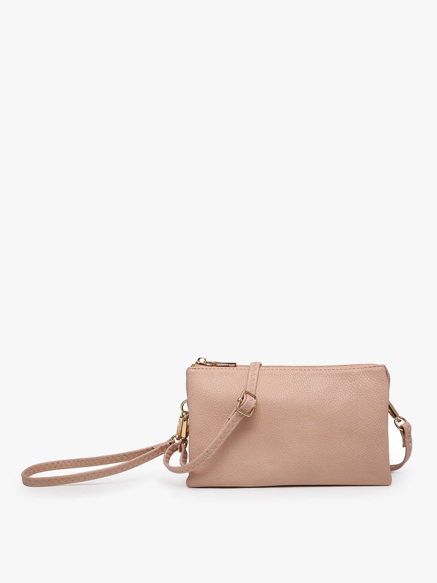 Riley Vegan Crossbody in Nude22 - Jen & Co. vegan handbag