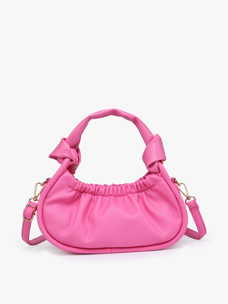 Koi Vegan Baguette Shoulder Bag Bubblegum - Jen & Co. vegan handbag