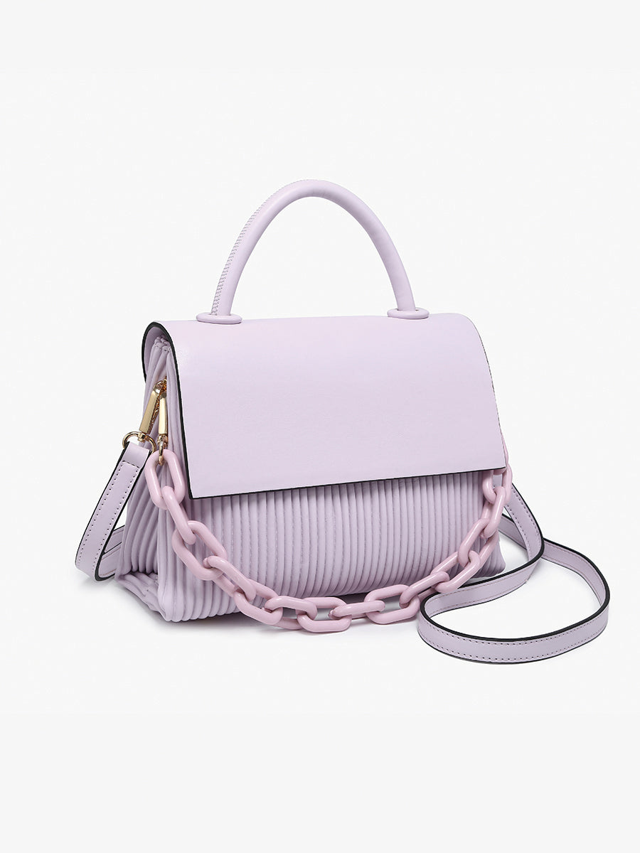 Anne Vegan Pleated Crossbody