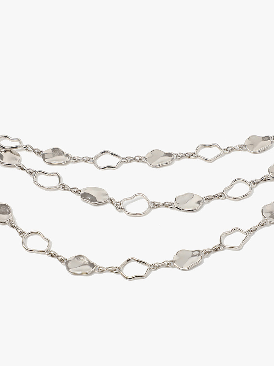 Layered Chain Belt - Jen & Co. vegan handbag