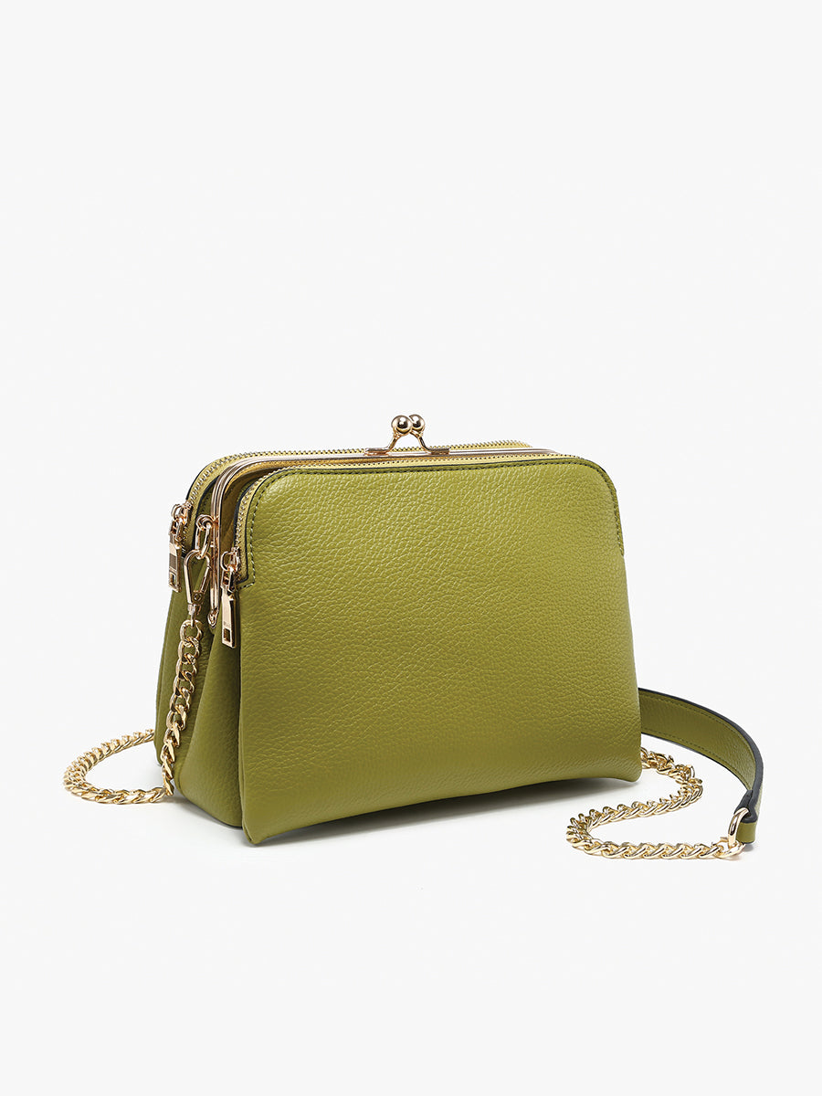 Kiva Vegan Snap Pouch Crossbody