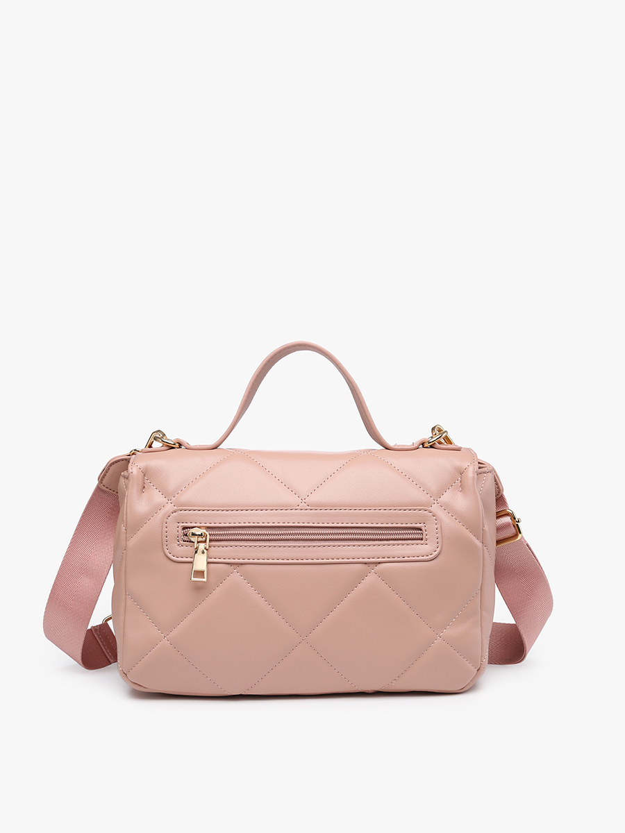 Harp Vegan Twist Lock Crossbody - Jen & Co. vegan handbag
