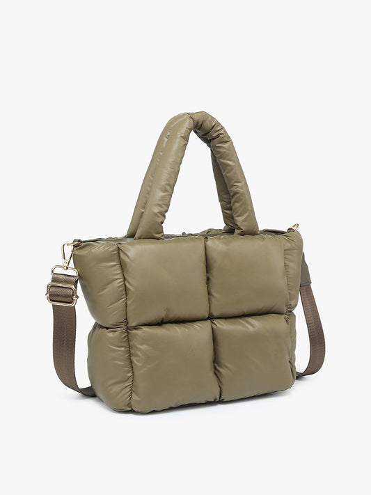 Brittany Puffer Tote/Satchel