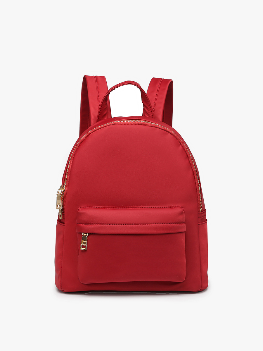 Phina Vegan Nylon Backpack Wine - Jen & Co. vegan handbag