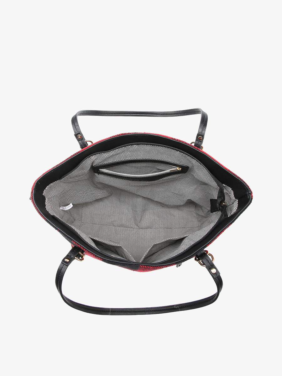 Ingrid Vegan Tote in - Jen & Co. vegan handbag