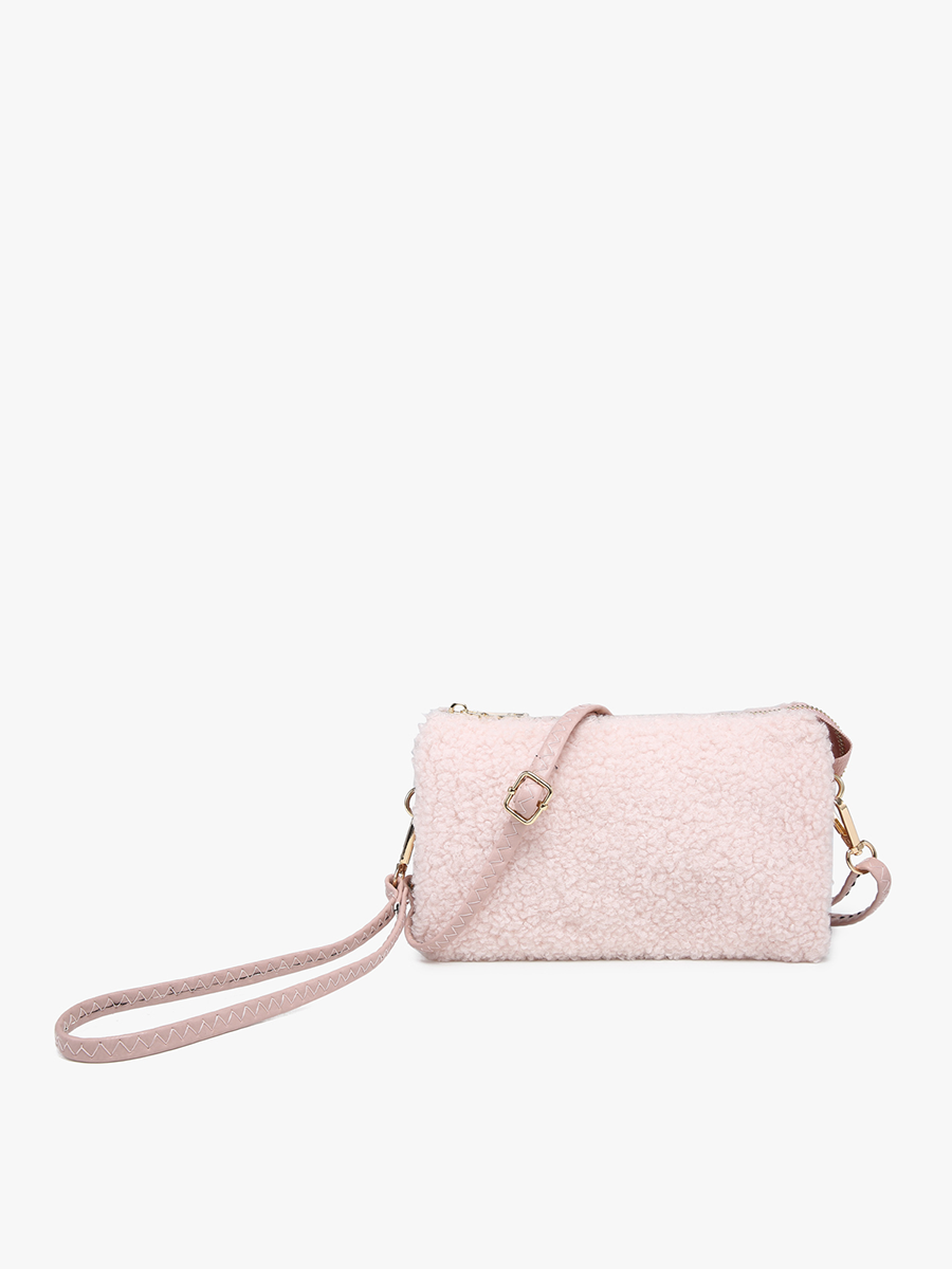 Riley Vegan Sherpa Crossbody