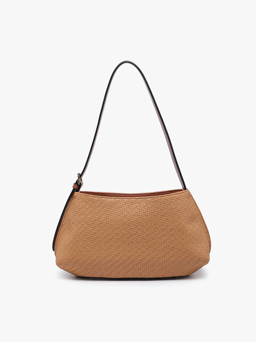 Elsie Vegan Faux Woven Shoulder Bag